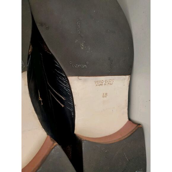 Jo Ghost Made in Italy Blue "DRAGON" Python Vero Cuoio Loafers EU 46 US 13 - Picture 13 of 16